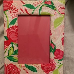 Delta Zeta Lily Pulitzer Print Photo Frame